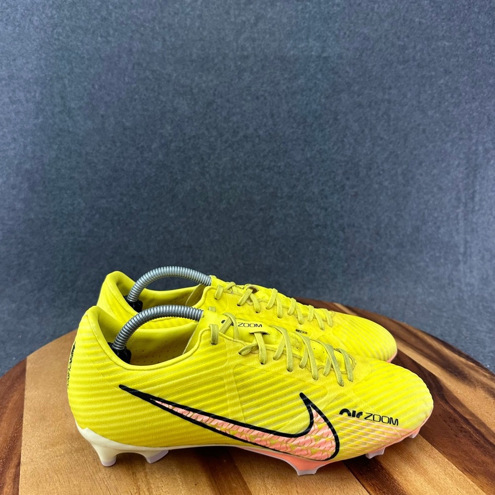 Nike Zoom Mercurial Vapor 15 Academy MG Soccer Cleats Yellow DJ5631-780 Mens 6.5